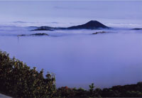 益子の(木の展望台から見た)芳賀富士